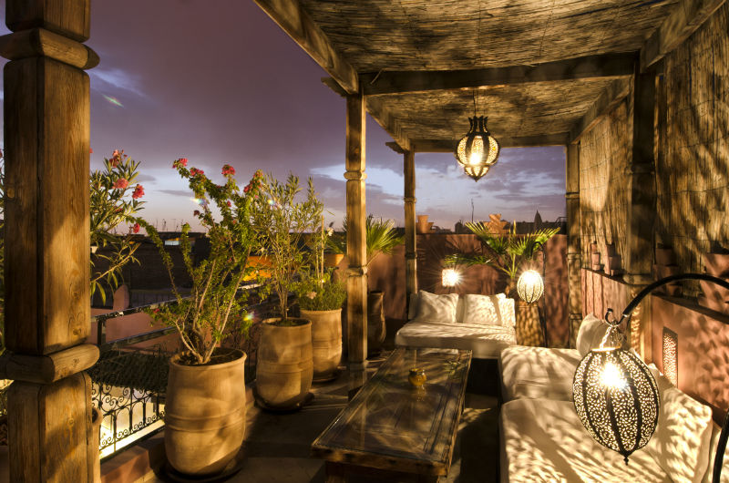Roof terrace by Night