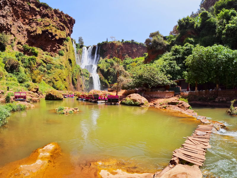 Waterfalls from afar